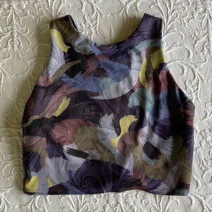 Athleta Longline Sports Bra, Small, crop top